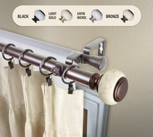 Load image into Gallery viewer, Vernon 1" Double Curtain Rod