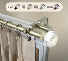 Load image into Gallery viewer, Ironwood 1" Double Curtain Rod