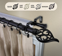 Load image into Gallery viewer, Flora 1" Double Curtain Rod