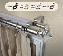 Load image into Gallery viewer, Leopold 1" Double Curtain Rod