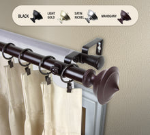 Load image into Gallery viewer, Leopold 1" Double Curtain Rod