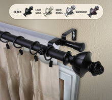 Load image into Gallery viewer, Jerome 1" Double Curtain Rod