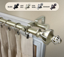 Load image into Gallery viewer, Jerome 1" Double Curtain Rod