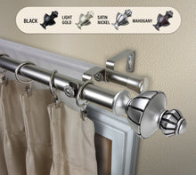 Load image into Gallery viewer, Jerome 1" Double Curtain Rod