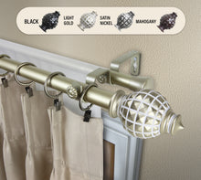 Load image into Gallery viewer, Opal 1" Double Curtain Rod