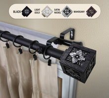 Load image into Gallery viewer, Ophelia 1" Double Curtain Rod