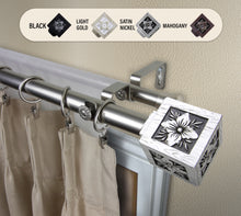 Load image into Gallery viewer, Ophelia 1" Double Curtain Rod