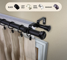 Load image into Gallery viewer, Rosen 1" Double Curtain Rod