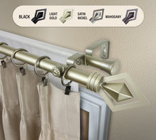 Load image into Gallery viewer, Lenore 1" Double Curtain Rod
