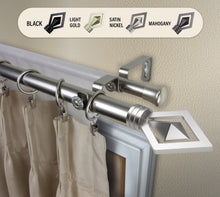 Load image into Gallery viewer, Lenore 1" Double Curtain Rod