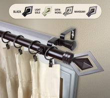 Load image into Gallery viewer, Lenore 1" Double Curtain Rod