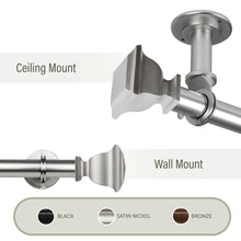 Load image into Gallery viewer, Romeo 1" Ceiling Curtain Rod/ Room Divider