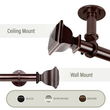 Load image into Gallery viewer, Romeo 1" Ceiling Curtain Rod/ Room Divider