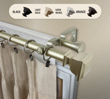 Load image into Gallery viewer, Romeo 1" Double Curtain Rod