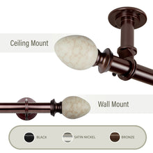 Load image into Gallery viewer, Ovate 1" Ceiling Curtain Rod/ Room Divider