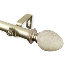 Load image into Gallery viewer, Ovate 1" Single Curtain Rod