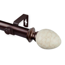 Load image into Gallery viewer, Ovate 1" Single Curtain Rod