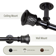 Load image into Gallery viewer, Olympia 1" Ceiling Curtain Rod/ Room Divider