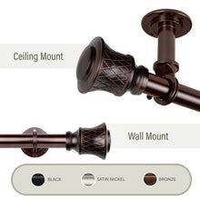 Load image into Gallery viewer, Olympia 1" Ceiling Curtain Rod/ Room Divider