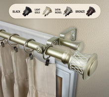 Load image into Gallery viewer, Olympia 1" Double Curtain Rod