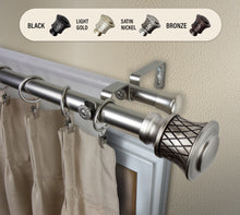 Load image into Gallery viewer, Olympia 1" Double Curtain Rod