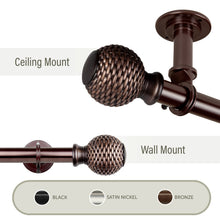 Load image into Gallery viewer, Bala 1" Ceiling Curtain Rod/ Room Divider