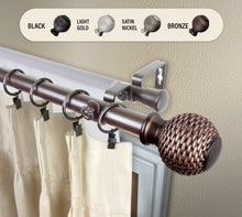 Load image into Gallery viewer, Bala 1" Double Curtain Rod