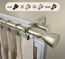 Load image into Gallery viewer, Ayla 1" Double Curtain Rod