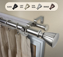 Load image into Gallery viewer, Ayla 1" Double Curtain Rod