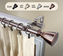 Load image into Gallery viewer, Ayla 1" Double Curtain Rod