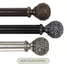 Load image into Gallery viewer, Lush 1.5" Custom Cut Curtain Rod