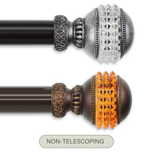 Load image into Gallery viewer, Gemstone 1.5" Custom Cut Curtain Rod
