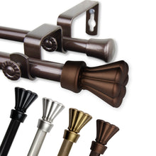 Load image into Gallery viewer, Nisha 5/8" Double Curtain Rod