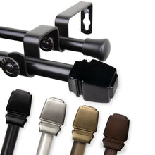 Load image into Gallery viewer, Jasur 5/8" Double Curtain Rod