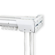 Load image into Gallery viewer, Heavy Duty Double Traverse Rod | Center-Open White