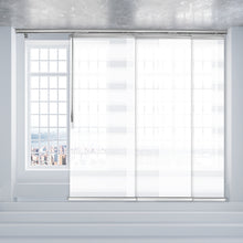 Load image into Gallery viewer, Macadamia 3-Panel Single Rail Panel Track 36"-66"W, Panel width 23.5" - 40% LIGHT-FILTERING