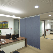 Load image into Gallery viewer, Spruce 3-Panel Single Rail Panel Track 36"-66"W, Panel width 23.5" - 80% LIGHT-FILTERING