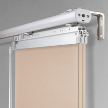 Load image into Gallery viewer, Dunmore Cream 3-Panel Single Rail Panel Track Extendable 28"-43"W x 91.4"H, Panel width 15.75" - 80% LIGHT-FILTERING