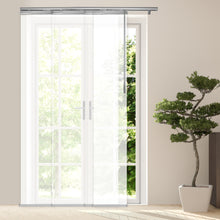 Load image into Gallery viewer, Winter 4-Panel Single Rail Panel Track Extendable 34"-57"W, Panel width 15.75" - 50% LIGHT-FILTERING