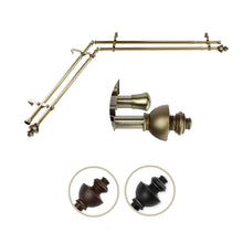 Load image into Gallery viewer, Dynasty Double Corner Curtain Rod