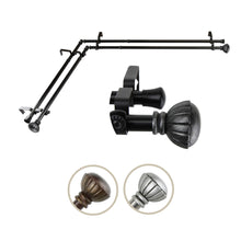 Load image into Gallery viewer, Magnolia Double Corner Curtain Rod