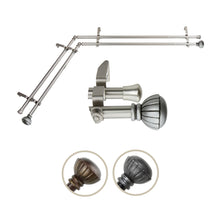 Load image into Gallery viewer, Magnolia Double Corner Curtain Rod