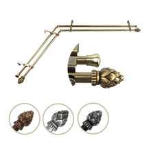 Load image into Gallery viewer, Bud Double Corner Curtain Rod
