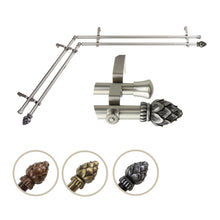 Load image into Gallery viewer, Bud Double Corner Curtain Rod