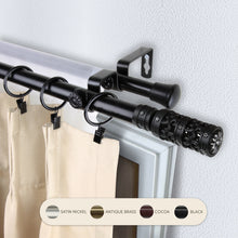 Load image into Gallery viewer, Whirl 13/16" Double Curtain Rod