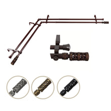 Load image into Gallery viewer, Whirl Double Corner Curtain Rod