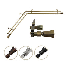 Load image into Gallery viewer, Fort Double Corner Curtain Rod