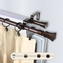 Load image into Gallery viewer, Fort 13/16" Double Curtain Rod