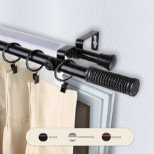 Load image into Gallery viewer, Threaded 13/16" Double Curtain Rod
