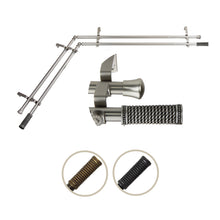 Load image into Gallery viewer, Threaded Double Corner Curtain Rod